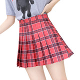 School Girl Pleated Mini Skirt