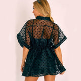 Nightcall Transparent Mini Dress