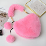 Cyber Plush Heart Bag