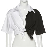 Yin Yang Black 'n' White Blouse