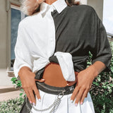 Yin Yang Black 'n' White Blouse