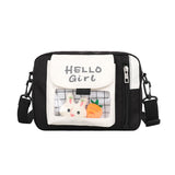 Heart of Glass Holo Messenger Bag