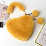 Cyber Plush Heart Bag