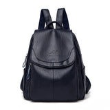 Nine to Five Faux Leather Backpack