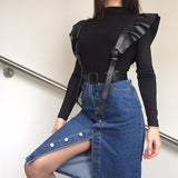 Alice Faux Leather Harness Belt