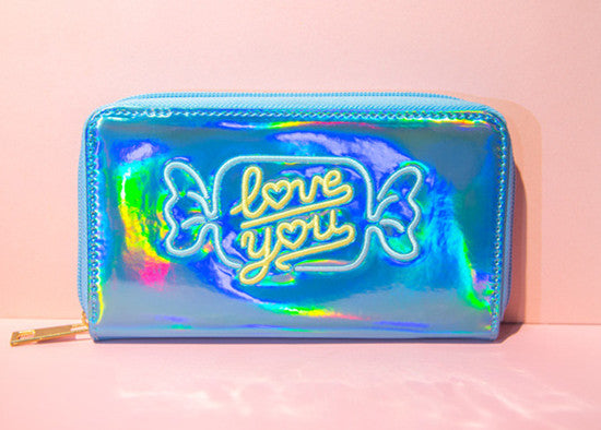 Love You Hologram Wallet