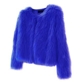 Strutter Solid Faux Fur Jacket