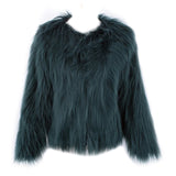 Strutter Solid Faux Fur Jacket