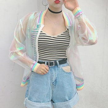 Voyager Iridescent Rainbow Jacket
