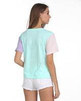 Candy Coated Color Block Tee