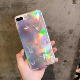 Holographic Rainbow iPhone Case