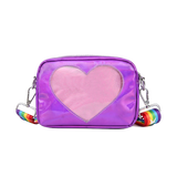 Heart of Glass Holo Shoulder Bag