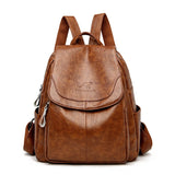 Nine to Five Faux Leather Backpack
