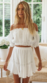 Tropical Frills Two Piece Set