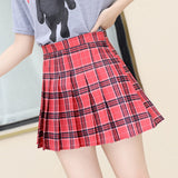 School Girl Pleated Mini Skirt