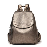 Nine to Five Faux Leather Backpack