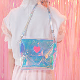 Glass Candy Holo Heart Shoulder Bag