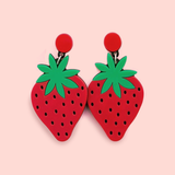 Berry Fresh Acrylic Earrings