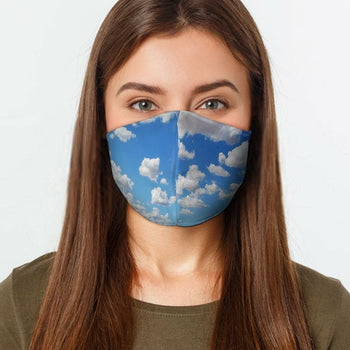 Clouds Face Mask