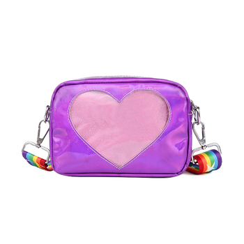 Heart of Glass Holo Shoulder Bag